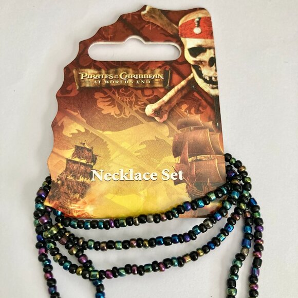 Vintage Disney Pirates of the Caribbean Charm Necklace Best Friends 16" Set of 2 - Picture 4 of 11